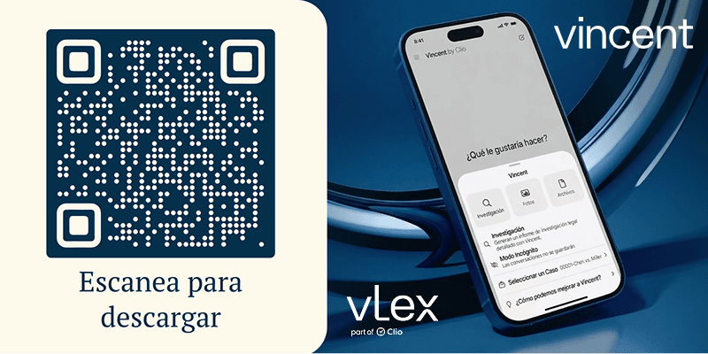 Escanea para descargar la App de Vincent - QR code y movil con la app